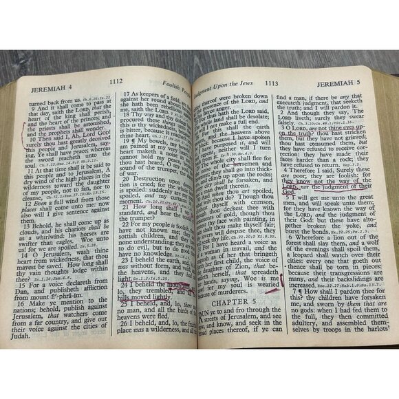 The Holy Bible in Giant Print King James Version Book Hardcover - Picture 6 of 10